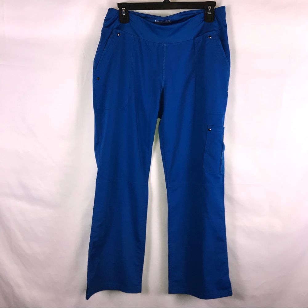 Royal Blue, Purple Label Yoga Scrub Pants Sz M Petite